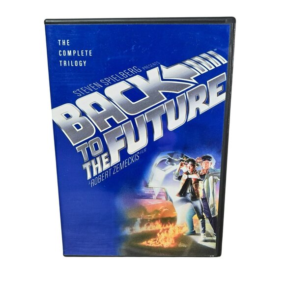 Back To The Future Trilogy DVD Set Spielberg Classic Sci-Fi Adventure 3-Disc EUC - Picture 1 of 6